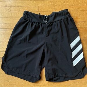 Mens Adidas Terrex Shorts 9” inseam Black - Large
